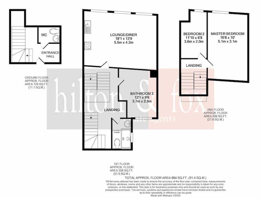 3Br Duplex Penthouse Harrow Centre Apartment Luaran gambar